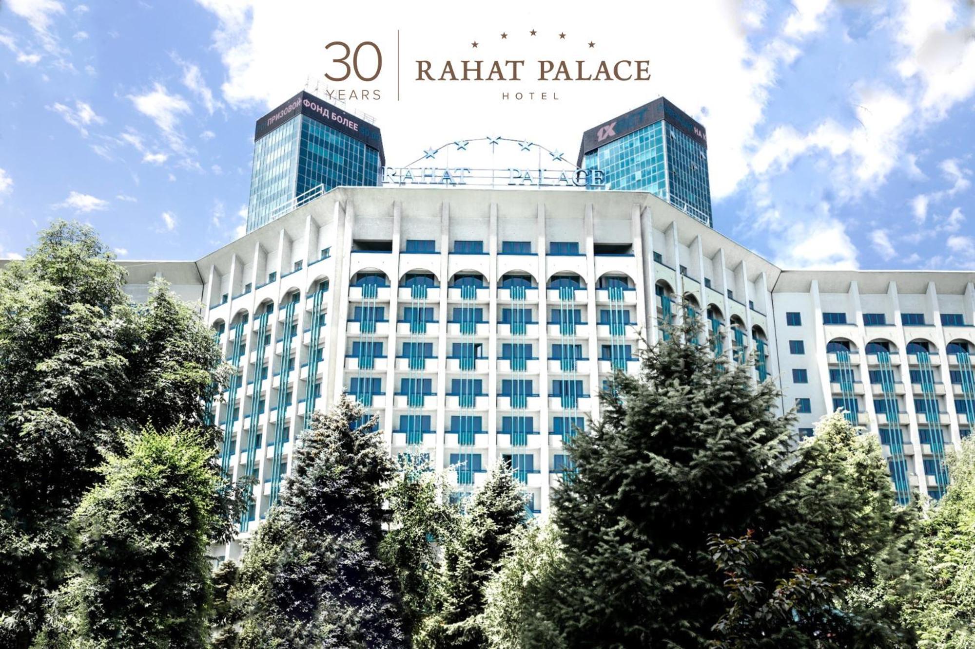 Rahat Palace Hotel Almaty Exteriér fotografie 30 Years of Rahat Palace Hotel
